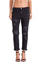 view 1 of 3 JEAN BOYFRIEND THE FLING in Black with Repair