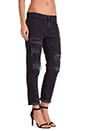 view 2 of 3 JEAN BOYFRIEND THE FLING in Black with Repair
