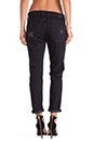 view 3 of 3 JEAN BOYFRIEND THE FLING in Black with Repair