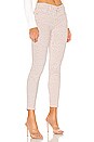 view 2 of 4 High Waist Stiletto Jean in Leopard Rose