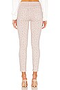 view 3 of 4 High Waist Stiletto Jean in Leopard Rose