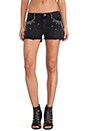 view 1 of 7 The Boyfriend Short in Black in Black with Studs