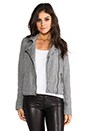 view 1 of 6 Blouson Easy Biker in Heather Grey