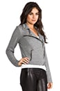 view 3 of 6 Blouson Easy Biker in Heather Grey