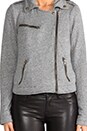 view 5 of 6 Blouson Easy Biker in Heather Grey