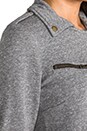 view 6 of 6 Blouson Easy Biker in Heather Grey