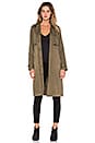view 1 of 6 The Storm Flap Trench Coat in Army Green