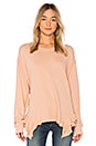 view 1 of 4 SWEAT VOLANTÉ THE SLOUCHY in Misty Rose Destroy