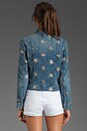 view 3 of 6 The Snap Jacket in Super Loved & Rose Gold Stars