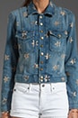 view 4 of 6 The Snap Jacket in Super Loved & Rose Gold Stars