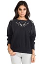 view 1 of 5 La sudadera de estadio in Black Beauty Mixed Studs