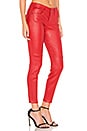 view 3 of 5 The Stiletto Leather Pant in Haute Red