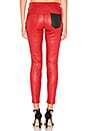 view 4 of 5 The Stiletto Leather Pant in Haute Red