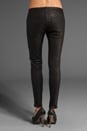 view 3 of 7 Leather Legging in Washed Black