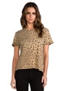 view 1 of 5 The Freshman Tee in Camel Leopard