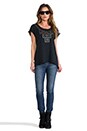 view 5 of 6 x REVOLVE The Crew Neck in Black Beauty Jeweled