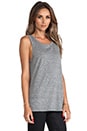 view 2 of 4 The Muscle Tee in Heather Grey