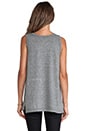 view 3 of 4 The Muscle Tee in Heather Grey