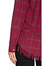 view 4 of 4 CHEMISE THE PREP SCHOOL in Syrah Tinsel Plaid