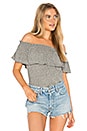 view 1 of 4 The Ruffle Top in Heather Grey