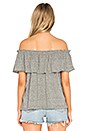 view 3 of 4 The Ruffle Top in Heather Grey