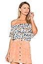 view 1 of 4 TOP CON VOLANTES in Dusty Bowl Floral