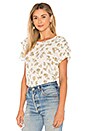 view 2 of 4 The Double Ruffle Tee in Pearson Floral