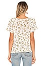 view 3 of 4 The Double Ruffle Tee in Pearson Floral