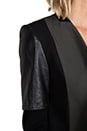 view 6 of 6 Drape Front Jacket in Dark Military