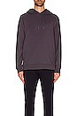 view 4 of 4 Split-Hem Hoodie in Cast Iron