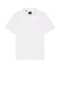 view 1 of 4 Interlock Polo in White