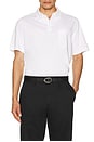 view 3 of 4 Interlock Polo in White