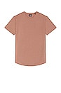 view 1 of 3 Crew Curve Hem T-Shirt in Mountain Mist