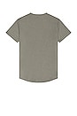 view 2 of 3 Crew Curve Hem T-Shirt in Sage