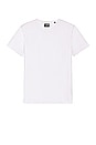 view 1 of 3 Crew Curve Hem T-Shirt in white