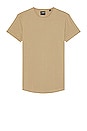 view 1 of 3 Ao Curve Hem Tee in Dove