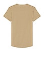 view 2 of 3 Ao Curve Hem Tee in Dove