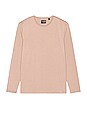 view 1 of 3 Long Sleeve Crew Curve-Hem in Winter Solstice