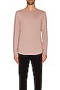 view 3 of 3 Long Sleeve Crew Curve-Hem in Winter Solstice