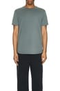 view 3 of 3 AO Curve Hem Tee in Sage