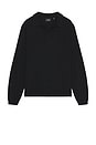 view 1 of 4 Riviera Knit Long Sleeve Polo in Black