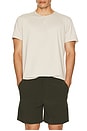 view 3 of 4 AO Curve Hem Tee in Clay