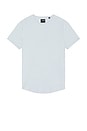 view 1 of 4 Ao Curve-hem Tee in Oxford Blue