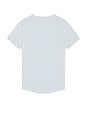view 2 of 4 Ao Curve-hem Tee in Oxford Blue