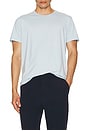 view 3 of 4 Ao Curve-hem Tee in Oxford Blue