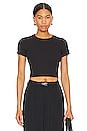 view 1 of 4 Tomboy Cropped Tee in Black