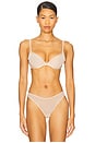 view 1 of 4 Plunge Mesh Bra in Sand