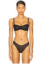 view 1 of 4 Balconette Mesh Bra in Black