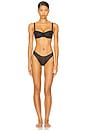 view 4 of 4 Balconette Mesh Bra in Black