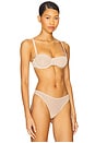 view 2 of 4 Balconette Mesh Bra in Sand
